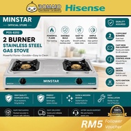 MINSTAR 2BURNER GAS STOVE(T031-PGS8201-MNS)