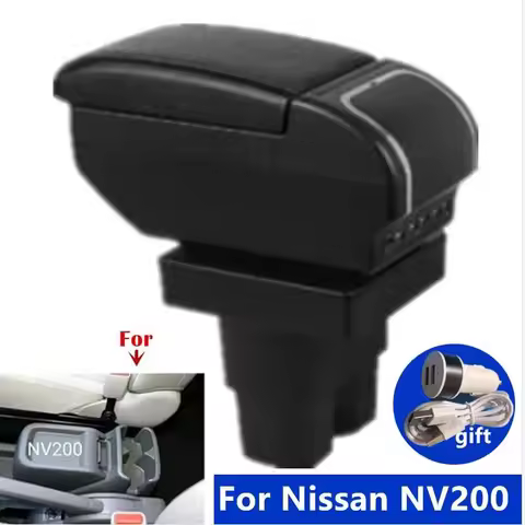 Car Armrest Storage Box For Nissan NV200 Armrest Box For Nissan NV200 Evalia Interior Dedicated Retr