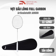 ANTA Badminton Racket Carbon Frame Attack ArticulateHit AH600 Badminton Racket 4U/G5 with Bag, Pre-S