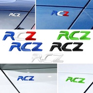 3D For Peugeot RCZ Lettering Car Sticker Emblem GT Line Metal Rear Badge Decal Adhesive Logo Letter 