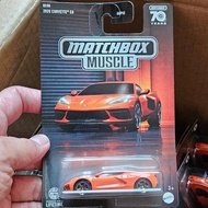 Original MATCHBOX MUSCLE 2020 CORVETTE C8 ORANGE