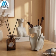 Ins Style Human Body Ceramic Vase Decoration Living Room Dried Flower Fake Flower Simulation Flower 