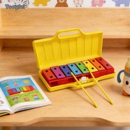 [Tooyful] Kids Xylophone 8 Notes Chromatic Glockenspiel Percussion Instrument Metal Keys Bell Music 