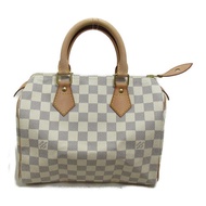 LOUIS VUITTON Speedy 25 手提波士頓包 N41534 Damier Azur 帆布 灰色 二手