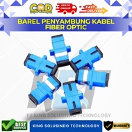 Barel FO SC UPC Sambungan Konektor Adaptor Fiber Optic