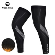 WEST BIKING Sarung Kaki Hangat untuk Berlari, Peralatan Sukan Kecergasan, Musim Gugur Musim Sejuk, D