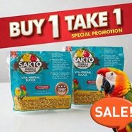 SAKTO VITA MINERAL BLOCK Toy for Bird Bird Toy Bird Accessories