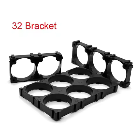 32650 32700 32900 Battery Case Holder Bracket Cell Safety Anti Vibration Plastic Brackets Batteries 