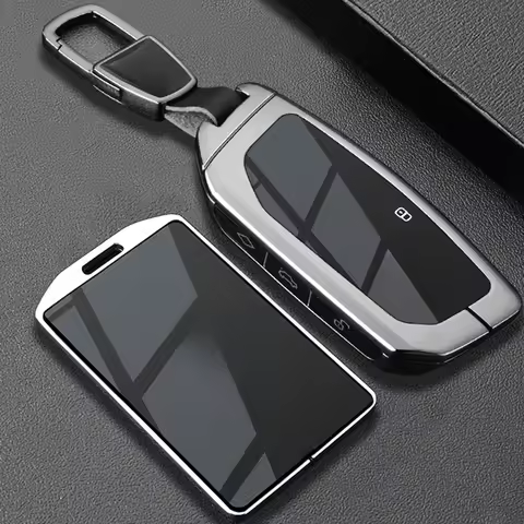 zinc alloy Car Key Card Bag Holder Cover Shell Case for Tesla Model 3 Model Y Modely for BMW I3 I5 I