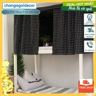 Ruffled sunshade curtain 5MX1M/5MX1M2/5MX1M5/5MX1M8/5MX2M/5MX2M2, black and white striped pattern