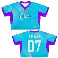 JERSEY GIRLY CROP TOP AUTHENTIC BLUE 07