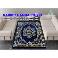 HAMBAL TURKISH RUG AL JEDDAH 2X3M HAMBAL TURKEY JUMBO TASSEL CARPET Comfortable Home Living Room Dec