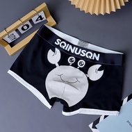 Cartoon Men's Underwear Cotton Boxer Briefs Comfortable Breathable Boxer Briefs