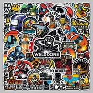 10/50 Welding image element stickers, skateboard personalized DIY decorative stickers