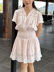 [Pink ready-to-ship/ White&Blue preorder 20 days] Petal Atelier “ELLA" mini dress