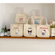 Beautiful Women's Handbag SANRIO There Are 5 Designs In Total With Buttons Attached To The Mouth Of 