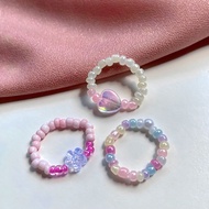 Rainbow Ring Series (Beads Ring - Korean Rings - Bead Rings - Women's Rings - Aesthetic Rings - Ring