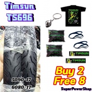 🎁Ready stock & Free Gift BUY 2 free 8🎁TIMSUN Tube Tayar TS696 5090-17 6080-17 motor racing