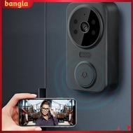 bangla|  Door Bell with Receiver Door Bell Wireless Doorbell with High Resolution Camera and Two-way Audio Night Vision Security Doorbell for 2.4g Wifi Remote Video Visual