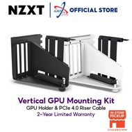 NZXT VERTICAL GPU MOUNTING KIT (BLACK / WHITE) GPU Holder & PCIe 4.0 Riser Cable