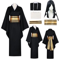 MFeHOR Nakime Cosplay Costume Nakime Kimono Uniform Dress Nakime Suit Full Set Mask With Wig