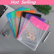 Files A4 Binder Folders Organizer 11 Holes Expandable Pocket Envelope File Perforated