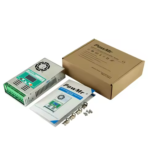 PowMr MPPT Solar Charge Controller 60A Battery Charger 12V 24V 36V 48V Auto Max PV 190VDC For Lead A