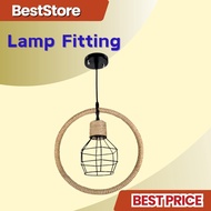 Modern Pendant Light E27 Holder Dining Hanging Light Vintage Pendant Lamp Round | Long | Single Base