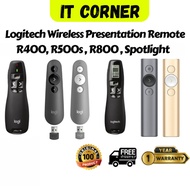 Logitech R400 / R500s / R800 / Spotlight Wireless Presentation Remote