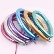 [READY STOCK]•METALLIC TWIST BALLOON• 260 LONG BALLOON CLOWN BALLON LATEX MAGIC BELON PANJANG SHAPE 
