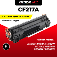 Compatible HP CF217A(17A)(1.6K)Toner Cartridge For HP LaserJet Pro M102w Printer/LJ M102a/LJ M103A/L