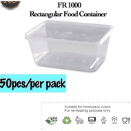 microwaveable rectangular food container (FR1000)