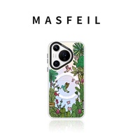 MASFEIL | เคสกันกระแทกพร้อมขาตั้งแม่เหล็กสำหรับ Huawei Pura80Pro p70 p40pro+ p60