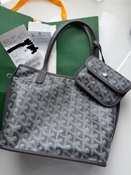 包順豐！Goyard Anjou Mini Tote Bag 灰色