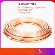 T2 Purple Copper Coil Tube British Size Outer Diameter 1/4 3/8 1/2 5/8 3/4 Purple Copper Tube Air Co
