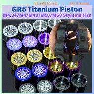 FLAWLESSTI Titanium Piston for M50Stylema/M50/M4.34/M4/M40/GP4 RX/484Brembo Caliper Fits