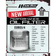Works Engineering Performance Oil Filter Euro 3/4