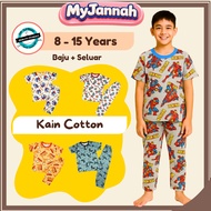 (8-15Y) Baju Tidur Budak Besar Lelaki SDM Big Kids Pyjamas Boy Clothing Sleepwear Sedondon