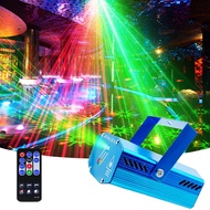 16 Pattern Mini Party Laser Projector Voice control  Audio Music Show Laser Stage Light Christmas Pa