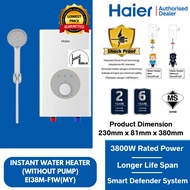 [NEW MODEL 2025] Haier DC Inverter Silent Pump Water Heater 3800W EI38M-F1W / EI38M-FP1S / EI38E-FP3