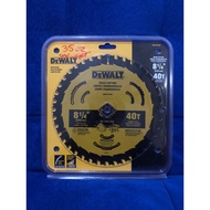 DeWalt 8 1/4” 40T DW circular saw blade181440