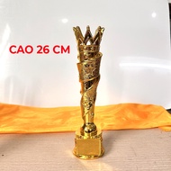 Cúp bida carom Pool 8 ball và bida Pool 9 ball hình vương miện