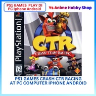 【PS1 Games Play di PC Computer Phone 】Playstation 1 Crash CTR RACING PS1 GAMES Phone Games Pc Game