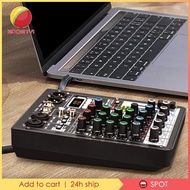 [Baosity1] Audio Mixer Portable USB DJ Controller Sound Mixer for