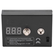 Digital Coil Resistance Tester, Resistance OHM Meter Measuring Reader Wire DIY Tool for Atomizer 3V 