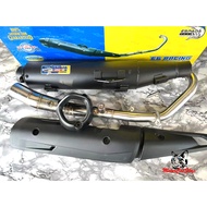 Exhaust Espada Racing E6 Y15ZR (32MM 35MM) 🔥Free🔥 Ekzos Cover Tepi Dan Belakang Ekzos Espada Racing 