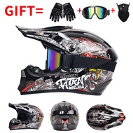 DOT Motorcycle Helmet Off-Road Helmet Mountain Bike Full Helmet Kart Bike Speed Down Bicycle Helmet