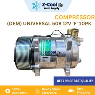 Compressor OEM Universal 508 12V "F" 10PK