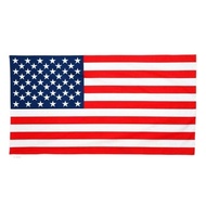 USA flag motif towel