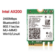 AX200 Dual Band Wireless AX200NGW 2.4Gbps 802.11ax Wireless Intel Wi-Fi 6 AX200 / 9260NGW / 8265NGW 